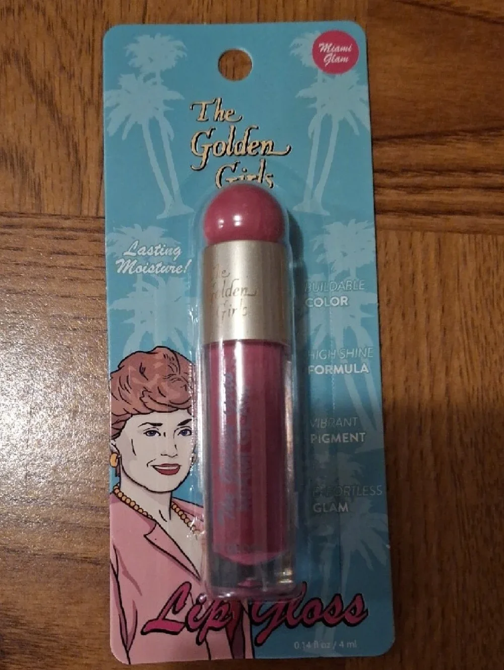 The Golden Girls Blanche Miami Glam Pink Lip Gloss